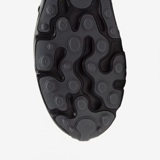 Nike Air Max 270 React Winter | Black / Dark Grey / Metallic Silver - Click Image to Close