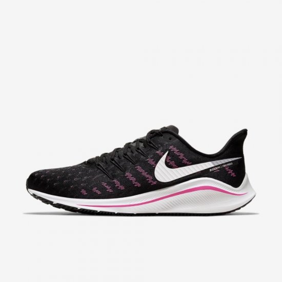 Nike Air Zoom Vomero 14 | Black / Pink Blast / Atmosphere Grey / Platinum Tint - Click Image to Close