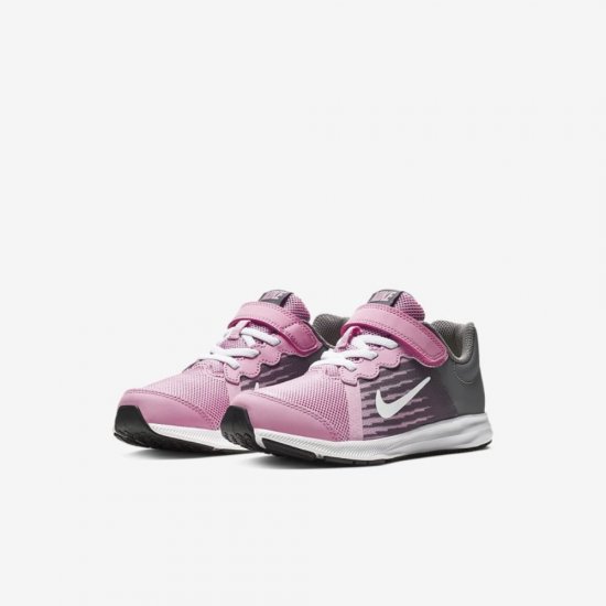 Nike Downshifter 8 | Pink Rise / Gunsmoke / Black / White - Click Image to Close