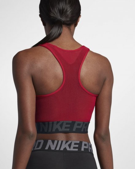 Nike Pro Cropped | Gym Red / Black / Black - Click Image to Close