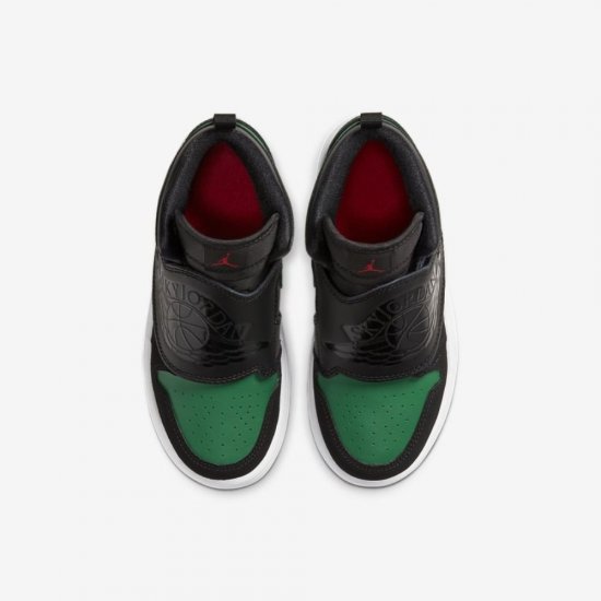 Sky Jordan 1 | Black / Pine Green / Gym Red / Black - Click Image to Close