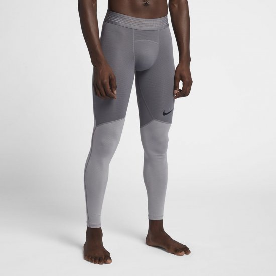 Nike Pro HyperCool | Gunsmoke / Atmosphere Grey / Black / Black - Click Image to Close