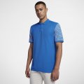 Nike Dri-FIT Pique Stripe | Blue Nebula / White / Blue Nebula