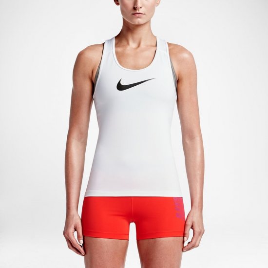 Nike Pro | White / Black - Click Image to Close