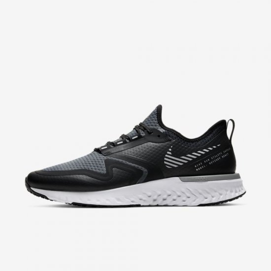 Nike Odyssey React Shield 2 | Black / Cool Grey / Metallic Silver - Click Image to Close