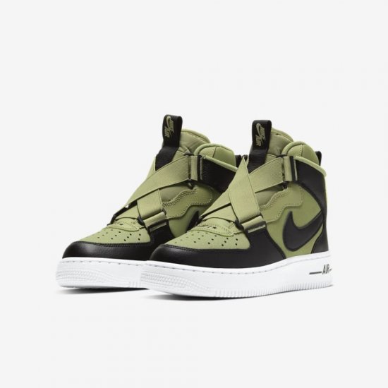 Nike Air Force 1 Highness | Dusty Olive / White / Black - Click Image to Close