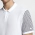 Nike Dri-FIT Pique Stripe | White / Obsidian / White