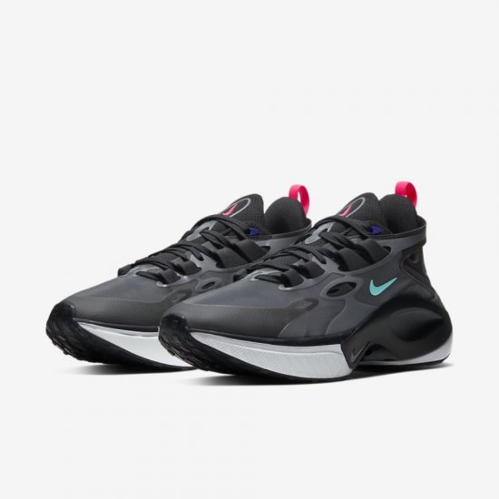 Nike Signal D/MS/X | Black / Off Noir / Rush Violet / Dark Grey - Click Image to Close