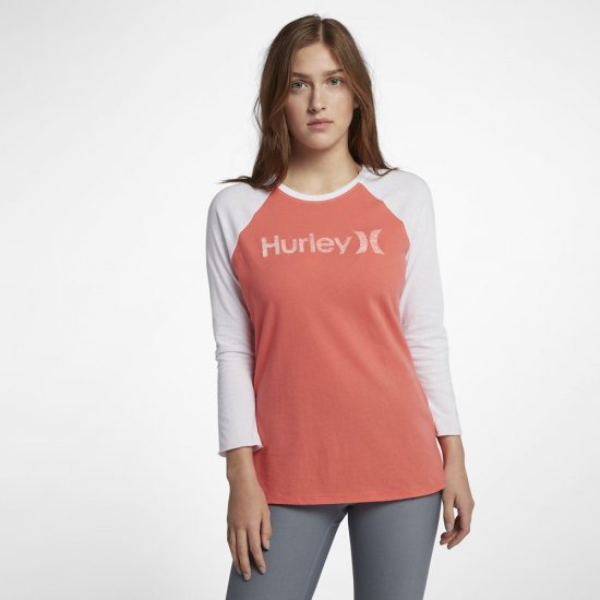 Hurley One And Only Perfect | Rush Coral / White / Ocean Bliss - Click Image to Close