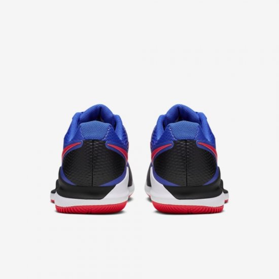 NikeCourt Air Zoom Vapor X | Racer Blue / Black / White / Bright Crimson - Click Image to Close