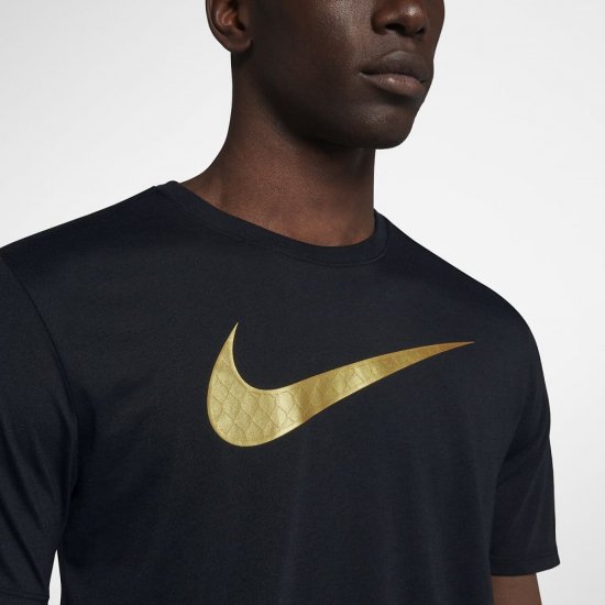 Nike Dri-FIT Swoosh | Black / Black - Click Image to Close
