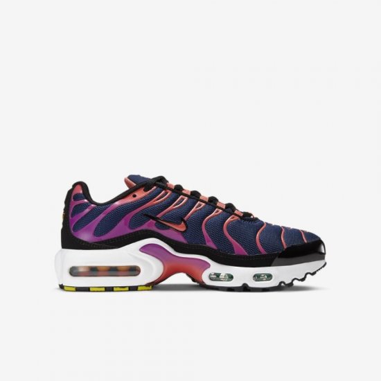 Nike Air Max Plus | Blue Void / Black / Kinetic Green / Magic Ember - Click Image to Close