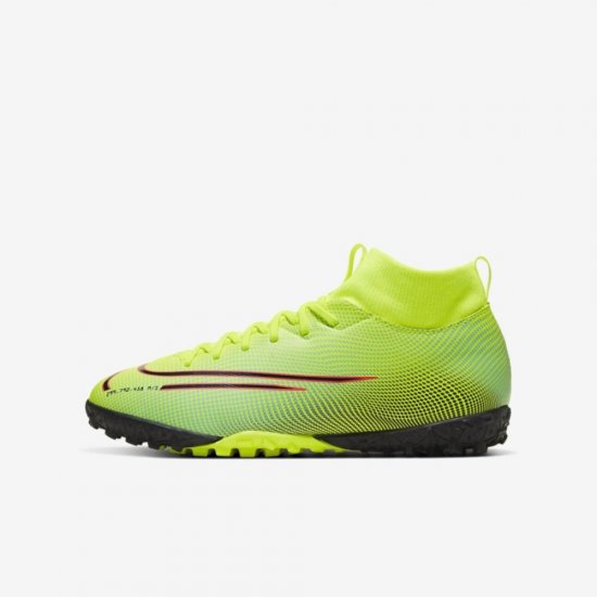 Nike Jr. Mercurial Superfly 7 Academy MDS TF | Lemon Venom / Aurora / Black - Click Image to Close