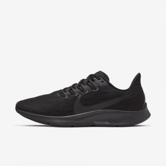 Nike Air Zoom Pegasus 36 | Black / Oil Grey / Thunder Grey / Black - Click Image to Close