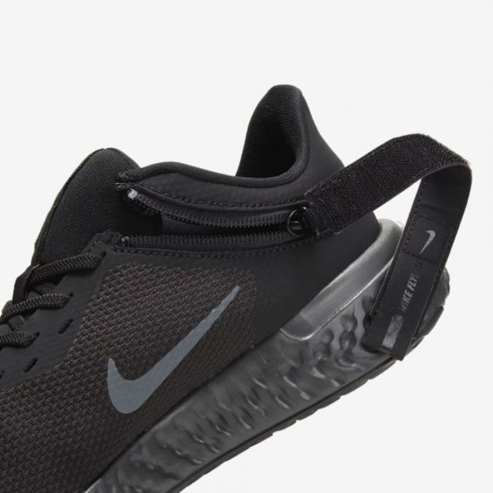 Nike Revolution 5 FlyEase | Black / Black / Black - Click Image to Close