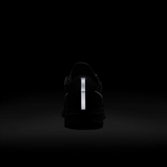 Nike Odyssey React Shield 2 | Black / Metallic Silver / Black - Click Image to Close