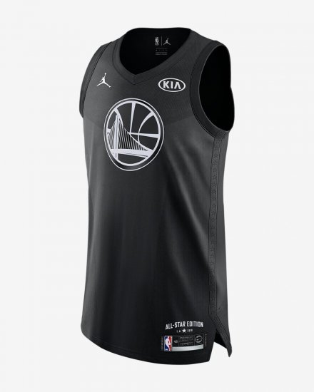 Kevin Durant All-Star Edition Authentic Jersey | Black - Click Image to Close