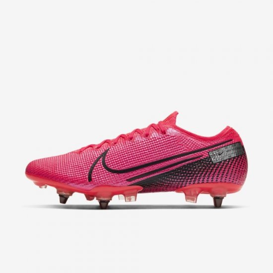 Nike Mercurial Vapor 13 Elite SG-PRO Anti-Clog Traction | Laser Crimson / Laser Crimson / Black - Click Image to Close