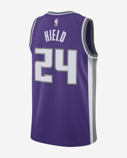 Buddy Hield Icon Edition Swingman Jersey (Sacramento Kings) | Field Purple / Dark Steel Grey / White - Click Image to Close