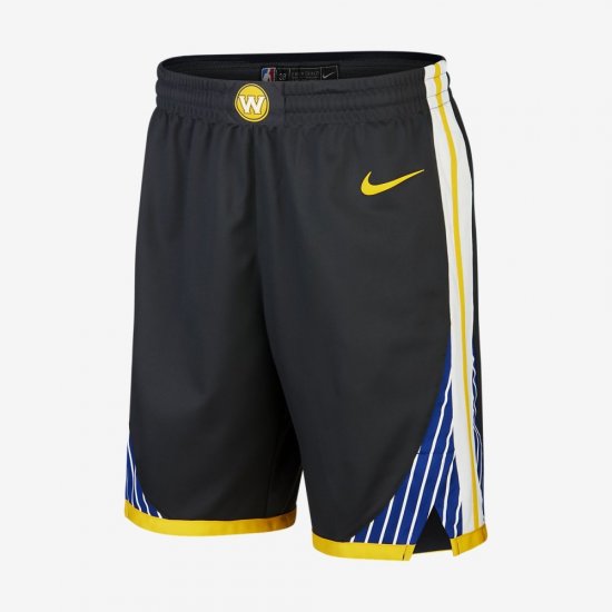 Golden State Warriors Nike Statement Edition Authentic | Anthracite / Amarillo - Click Image to Close