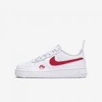 Nike Air Force 1 | White / Light Smoke Grey / University Red