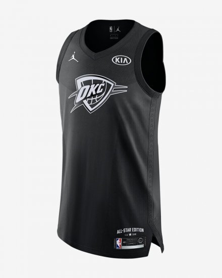 Russell Westbrook All-Star Edition Authentic Jersey | Black - Click Image to Close