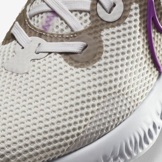 Nike Renew Run | Platinum Tint / White / Black / Vivid Purple - Click Image to Close