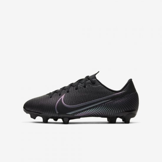 Nike Jr. Mercurial Vapor 13 Academy MG | Black / Black - Click Image to Close