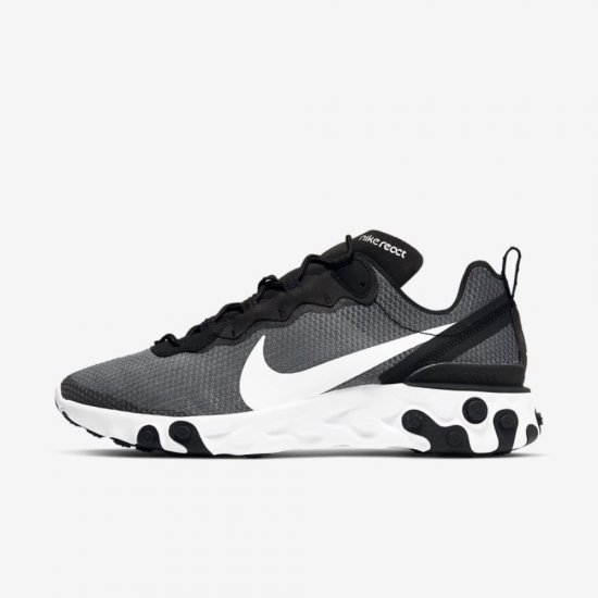 Nike React Element 55 SE | Black / White - Click Image to Close