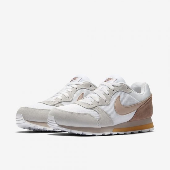 Nike MD Runner 2 | White / Desert Dust / Pollen Rise / Fossil Stone - Click Image to Close