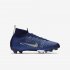 Nike Jr. Mercurial Superfly 7 Elite MDS FG | Blue Void / White / Black / Metallic Silver