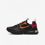 Nike Air Max 270 React | Black / Light Smoke Grey / Magma Orange / Black