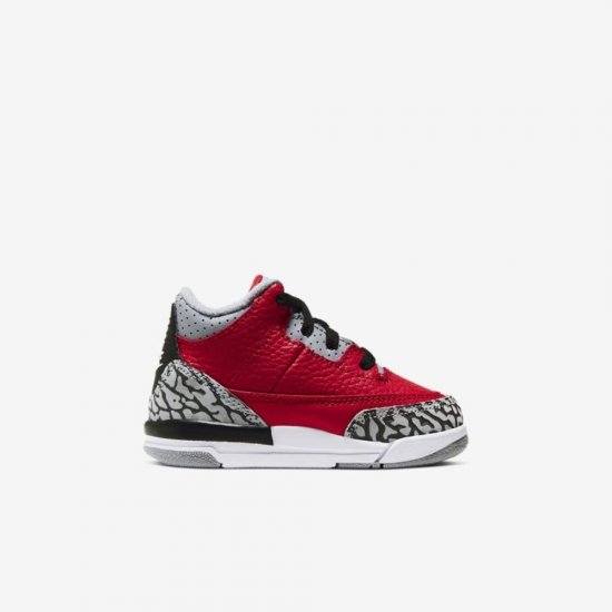 Jordan 3 Retro SE | Fire Red / Cement Grey / Black / Fire Red - Click Image to Close