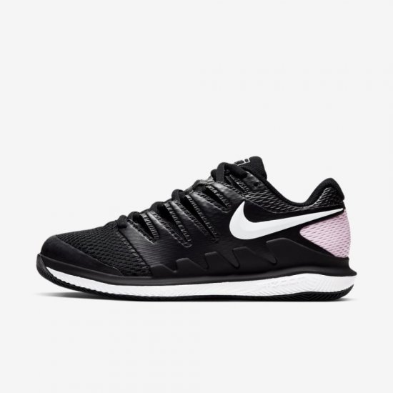 NikeCourt Air Zoom Vapor X | Black / Pink Foam / White - Click Image to Close