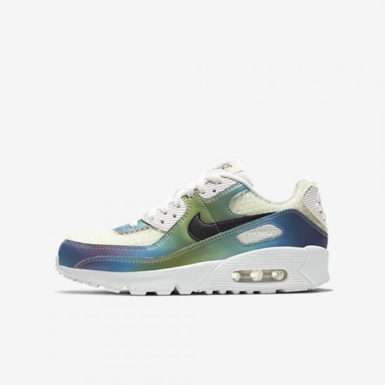 Nike Air Max 90 | Summit White / Multi-Colour / White / Black - Click Image to Close