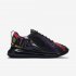 Nike Air Max 720 | Black / University Gold / Flash Crimson / Metallic Silver