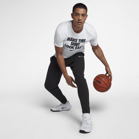 Nike Dri-FIT 'Make This Shot Look Easy' | White / Dark Obsidian - Click Image to Close