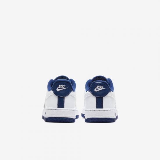 Nike Force 1-1 | White / Deep Royal Blue / White - Click Image to Close