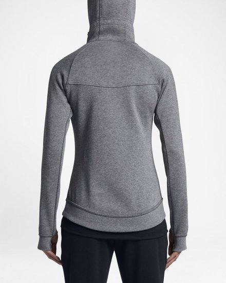 Nike Sportswear Tech Fleece Windrunner | Carbon Heather / Heather / Black - Click Image to Close