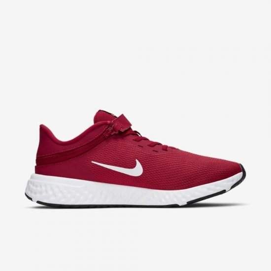 Nike Revolution 5 FlyEase | Gym Red / Black / White - Click Image to Close