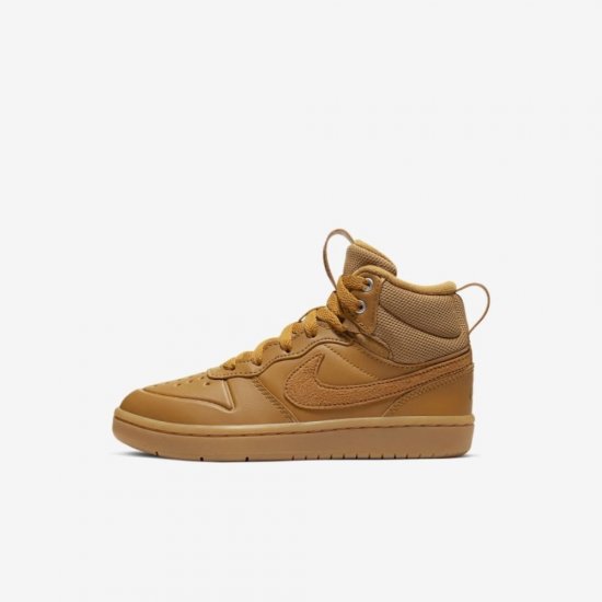 Nike Court Borough Mid 2 | Wheat / Gum Medium Brown / Wheat - Click Image to Close