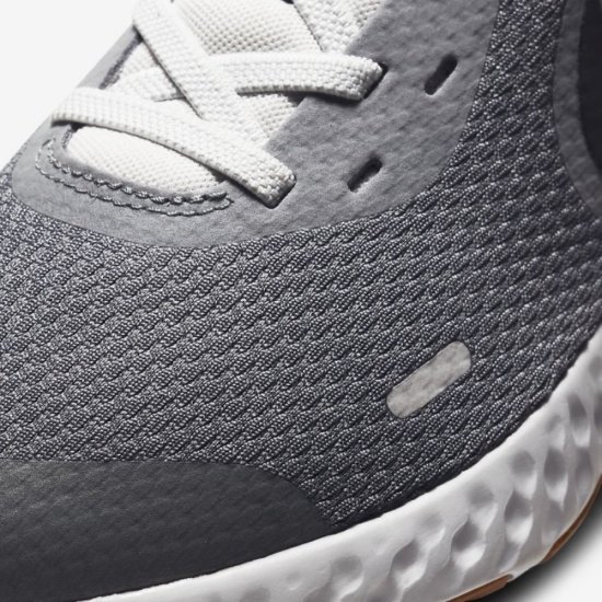 Nike Revolution 5 FlyEase | Light Smoke Grey / Photon Dust / Gum Medium Brown / Dark Smoke Grey - Click Image to Close