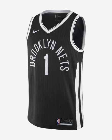 D'Angelo Russell City Edition Swingman Jersey (Brooklyn Nets) | Black - Click Image to Close