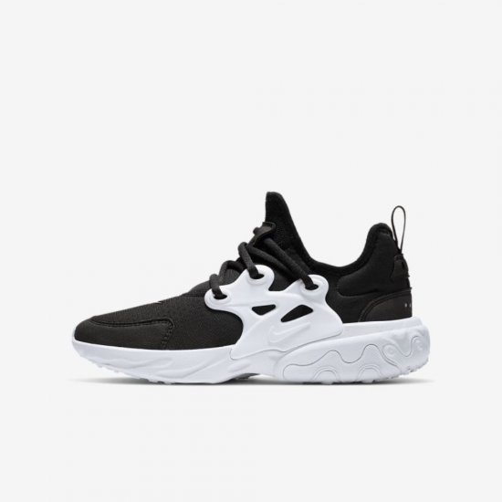 Nike React Presto | Black / White - Click Image to Close