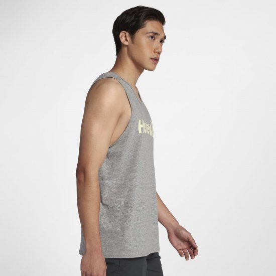 Hurley One And Only Push Through | Dark Grey Heather / Citron Tint - Click Image to Close