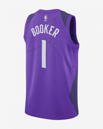 Devin Booker City Edition Swingman Jersey (Phoenix Suns) | New Orchid - Click Image to Close
