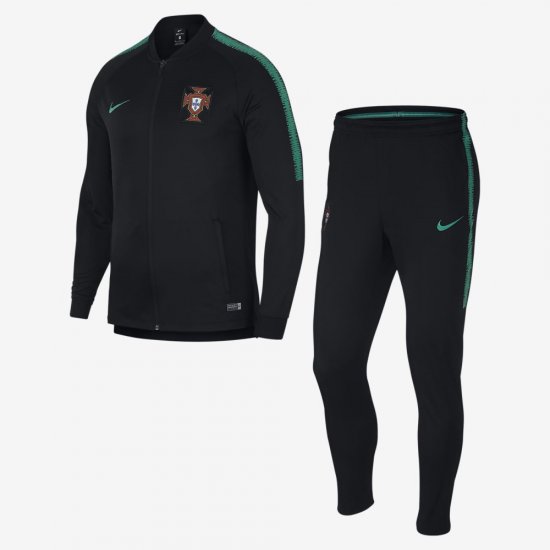 Portugal Dri-FIT Squad | Black / Black / Kinetic Green / Kinetic Green - Click Image to Close