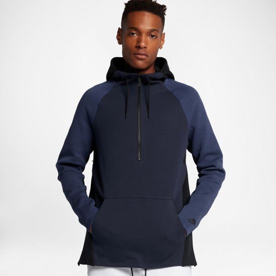 Nike Sportswear Tech Fleece | Obsidian / Obsidian Heather / Black - Click Image to Close