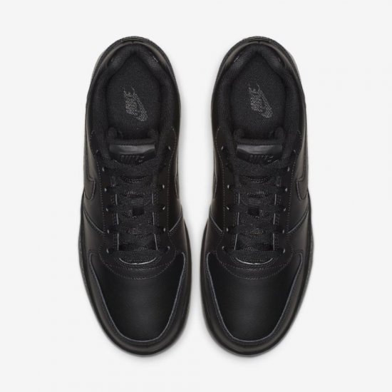 Nike Ebernon Low | Black / Black - Click Image to Close