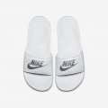 Nike Benassi | White / Metallic Silver